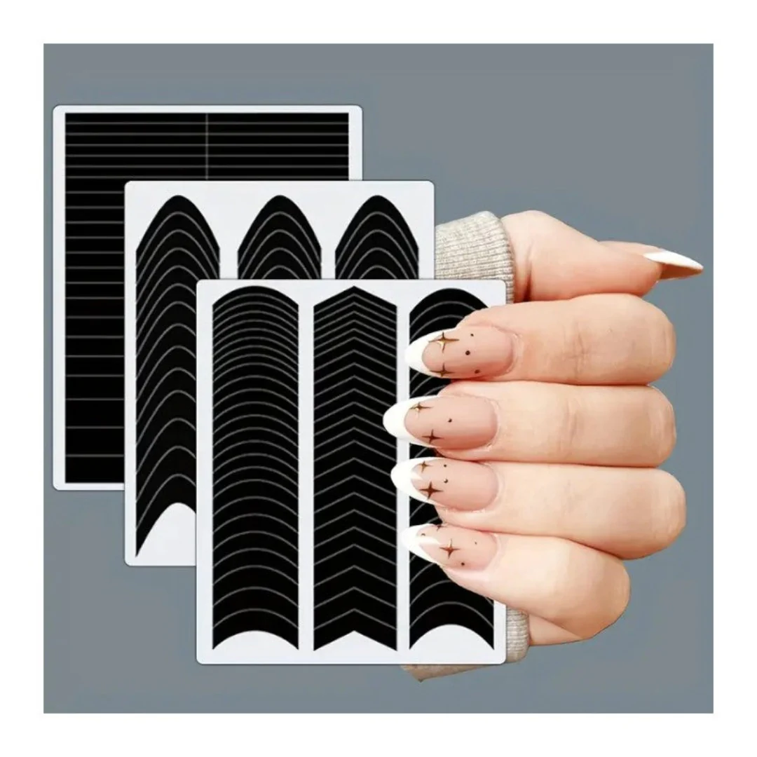 CNBS Nail Stickers - French Tip Guide (Pack Of 5) - Image 5
