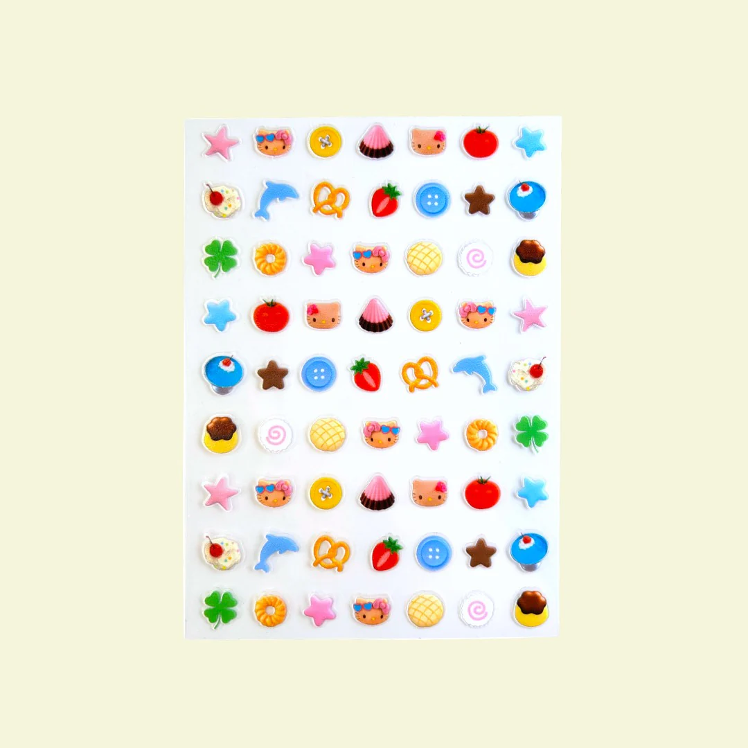 CNBS Nail Stickers - Hello Kitty Summer Y2K Style - Image 2