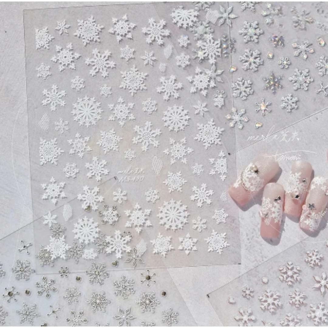 CNBS Nail Stickers - Snowflakes - Image 2