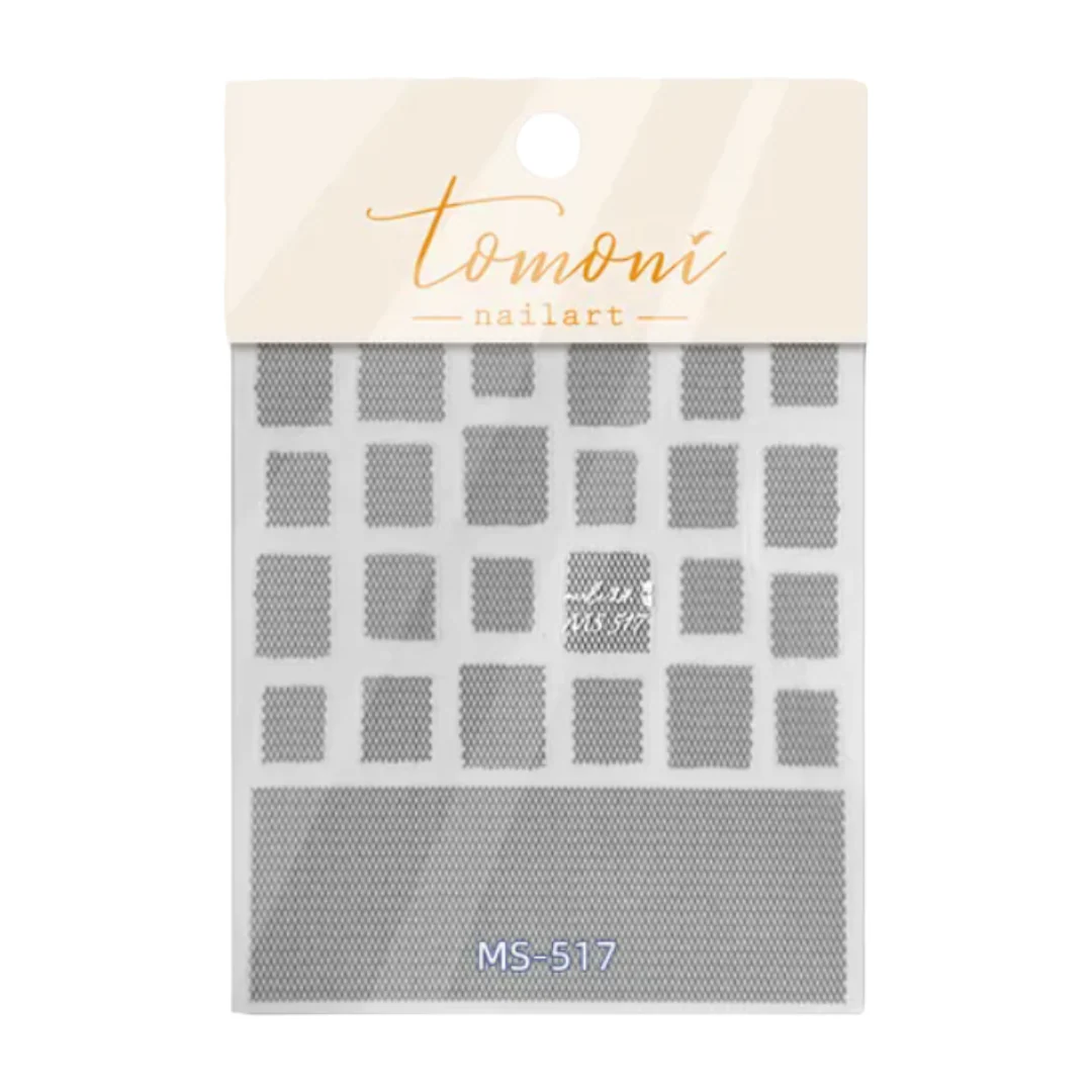 CNBS Nail Stickers - Textured Woven Patterns - Image 6