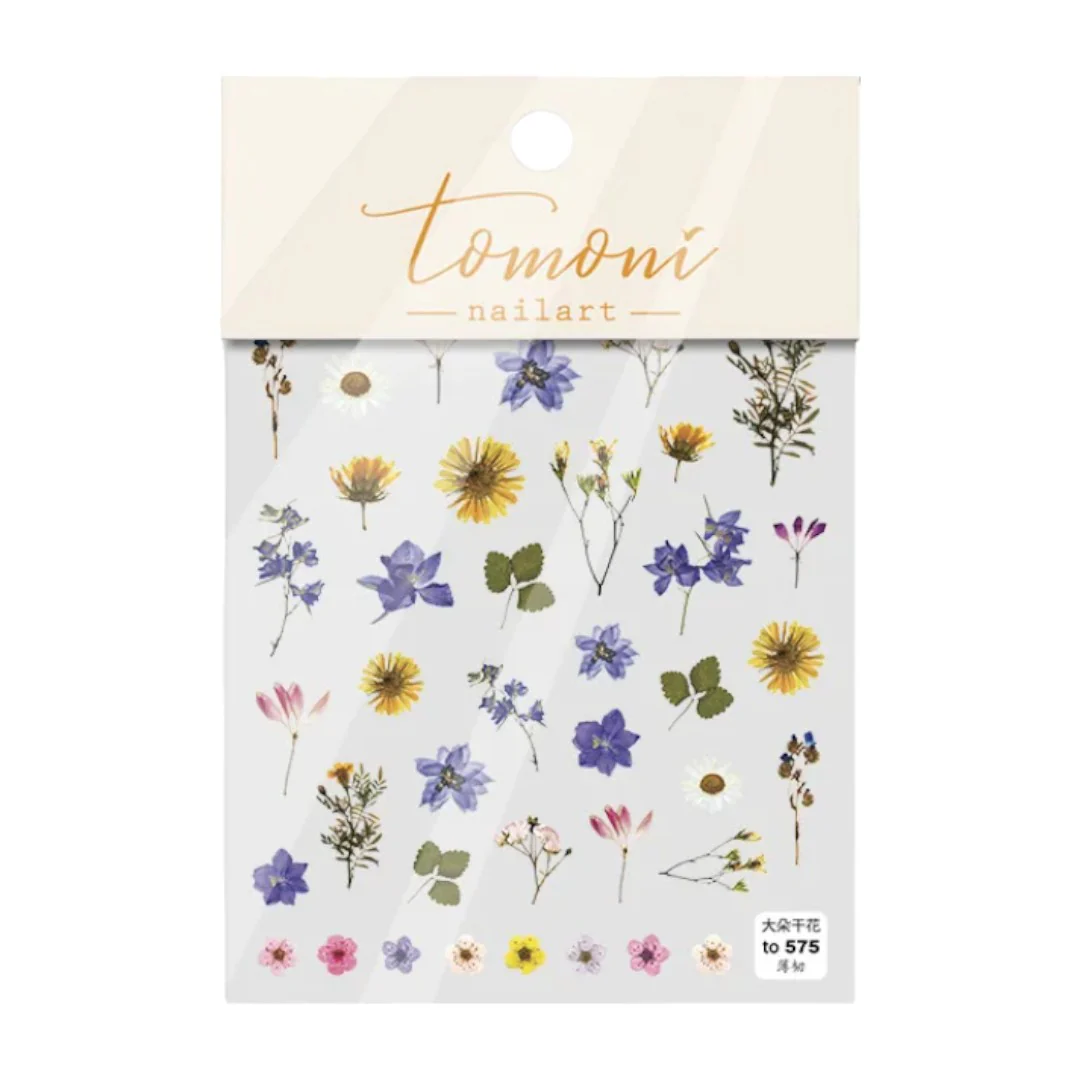 CNBS Nail Stickers - Watercolour Flowers