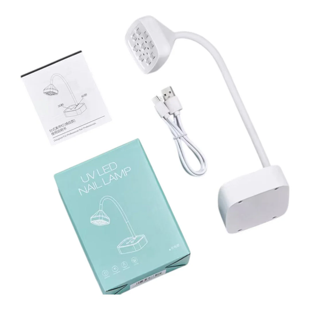 CNBS Mini Led Nail Lamp - Rechargeable - White - Image 5
