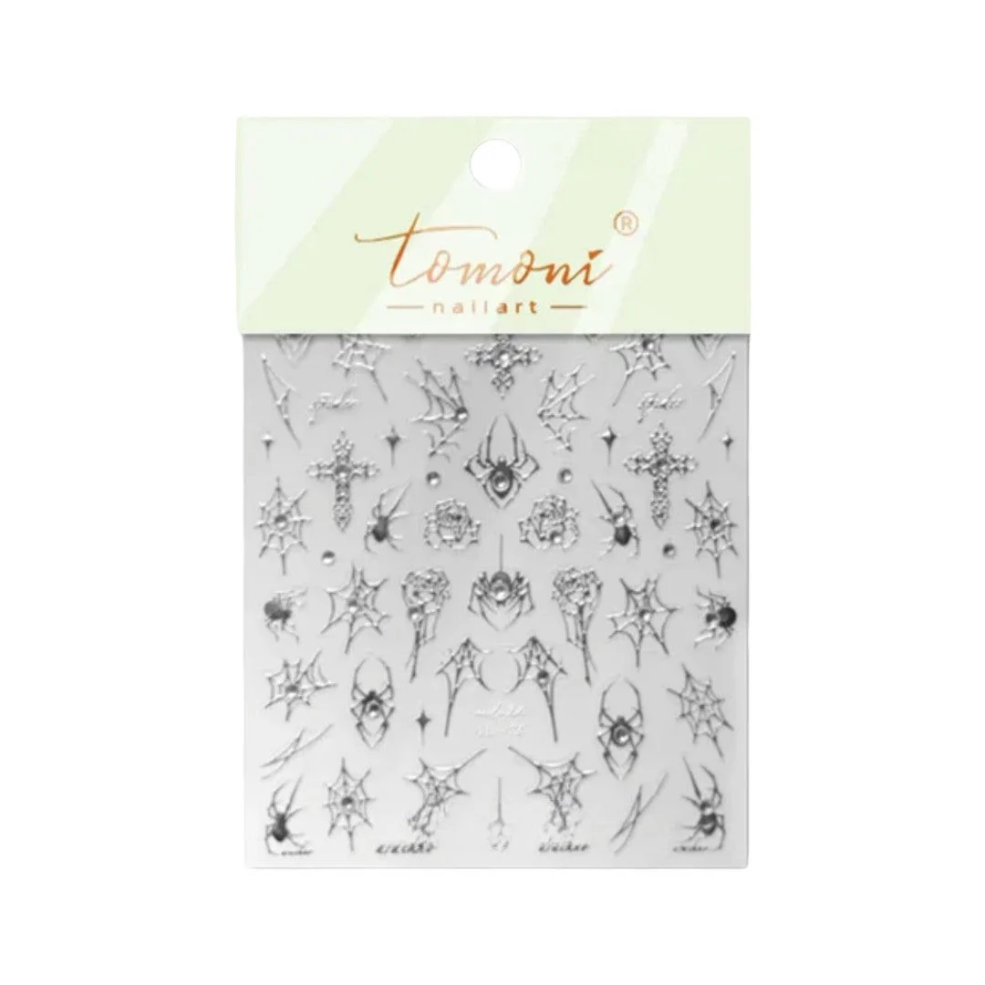 CNBS Nail Stickers - Gothic Spiders - Image 13