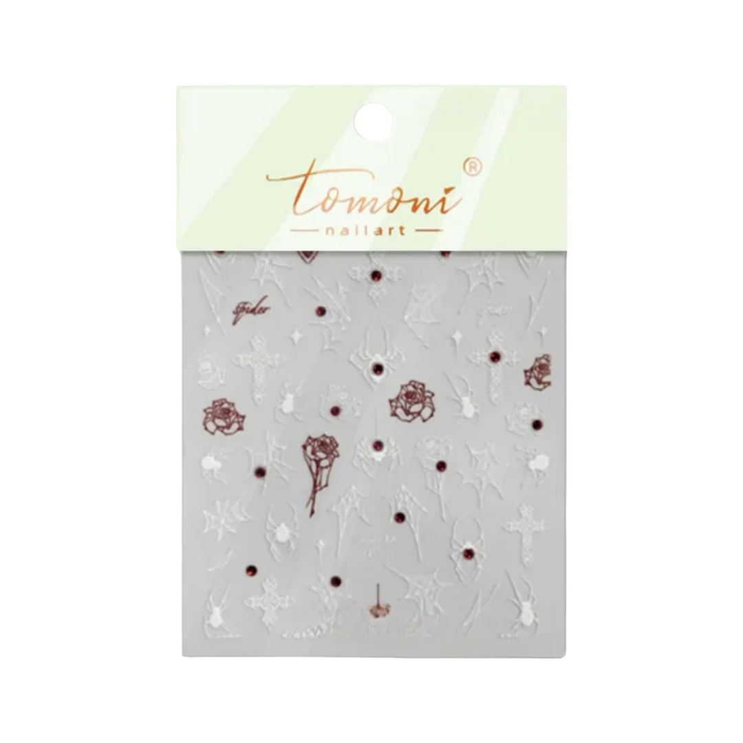 CNBS Nail Stickers - Gothic Spiders - Image 3