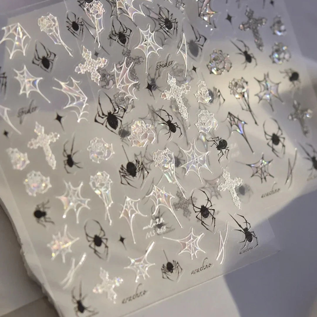 CNBS Nail Stickers - Gothic Spiders - Image 5
