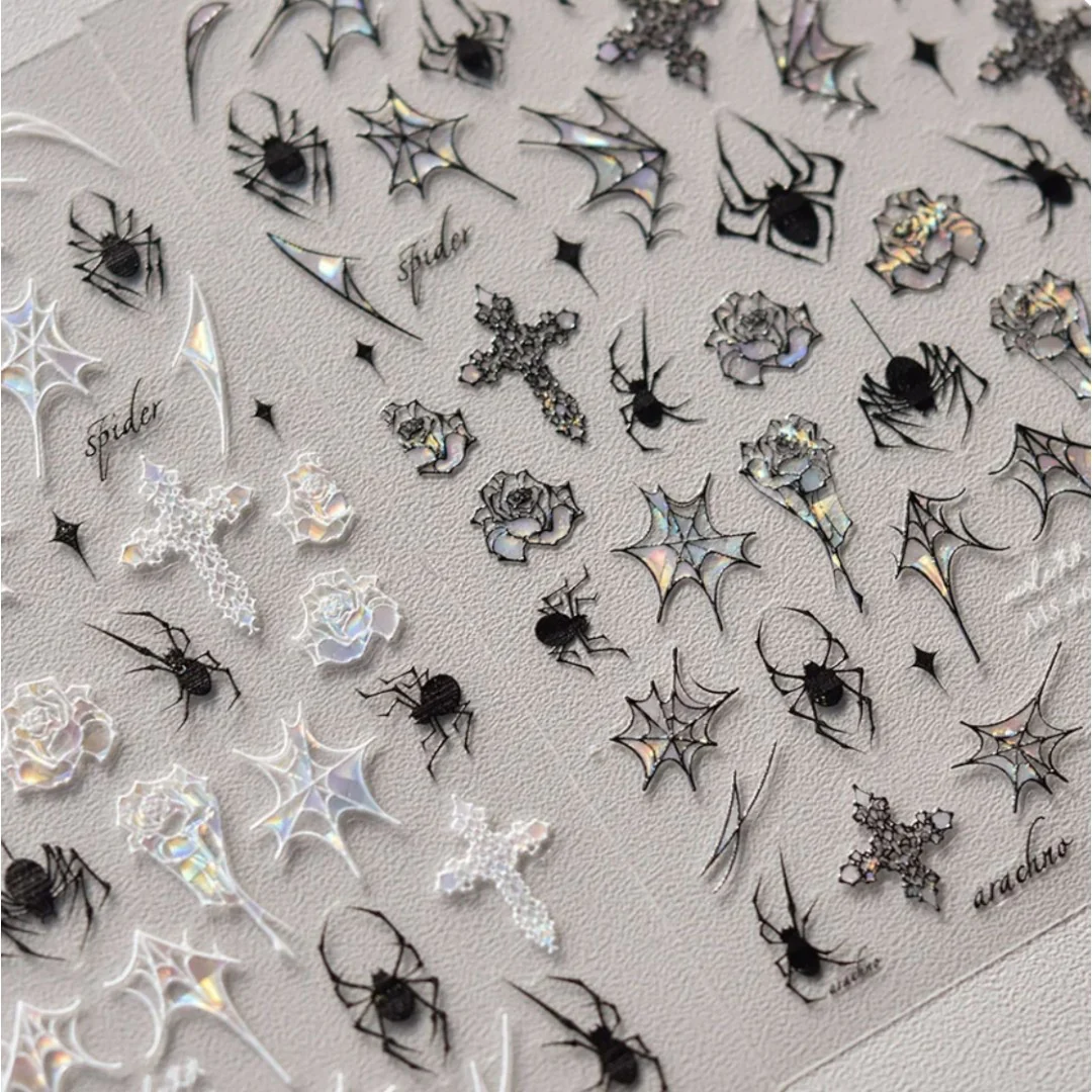 CNBS Nail Stickers - Gothic Spiders - Image 6