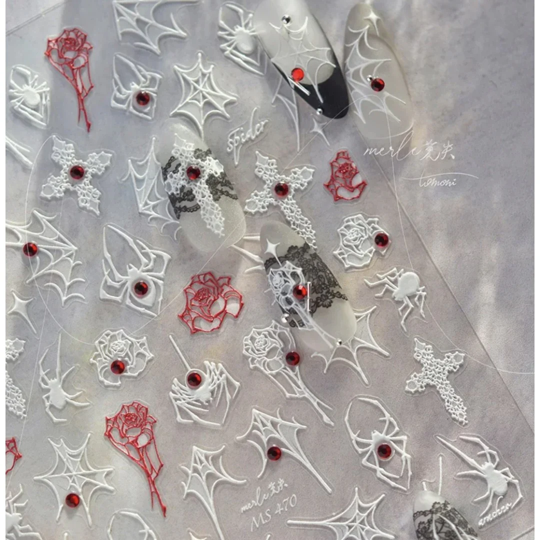 CNBS Nail Stickers - Gothic Spiders - Image 7
