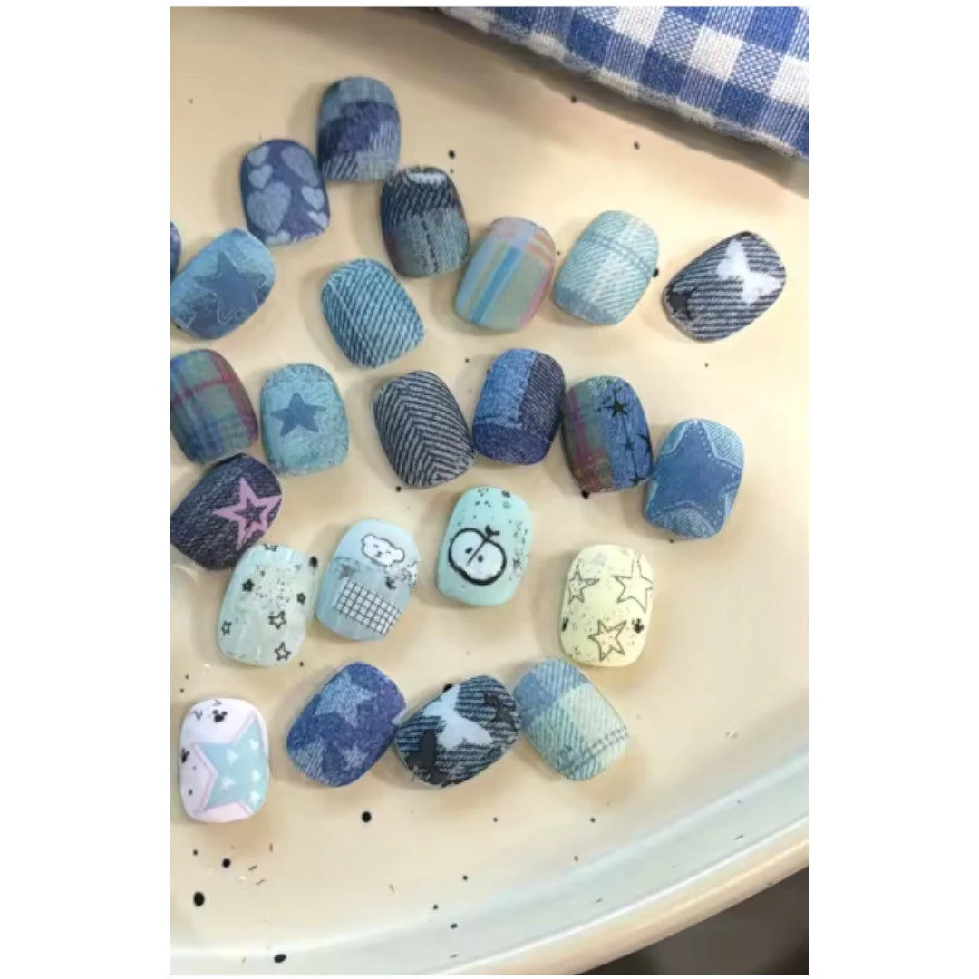 CNBS Transfer Foil - Blue Nail Art Designs - Image 2