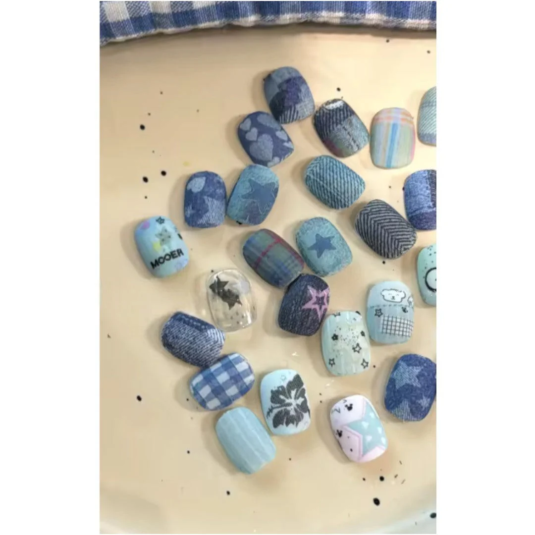 CNBS Transfer Foil - Blue Nail Art Designs - Image 3