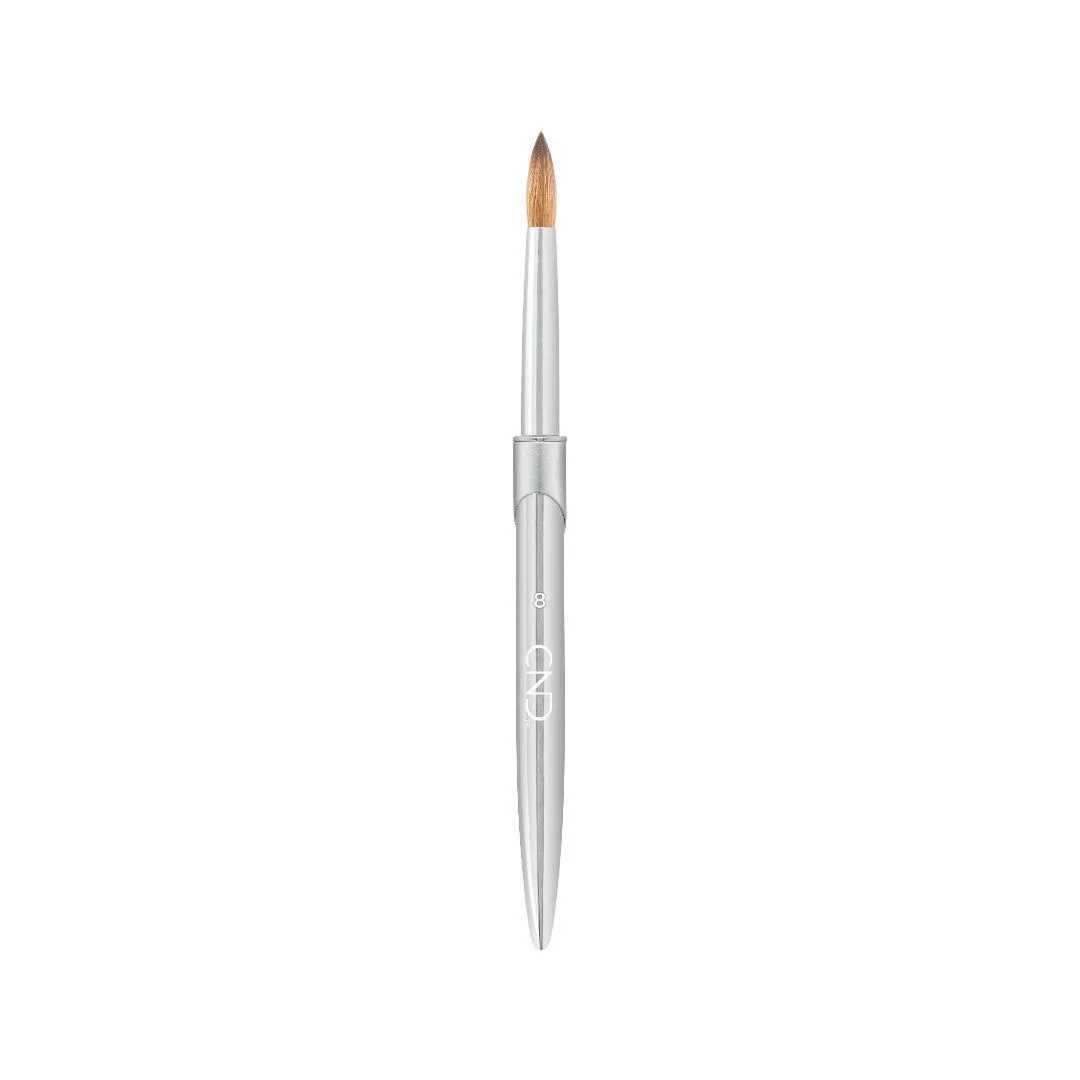 CND Acrylic Brush - Pro Sculpting Liquid & Powder Round Brush - Image 5