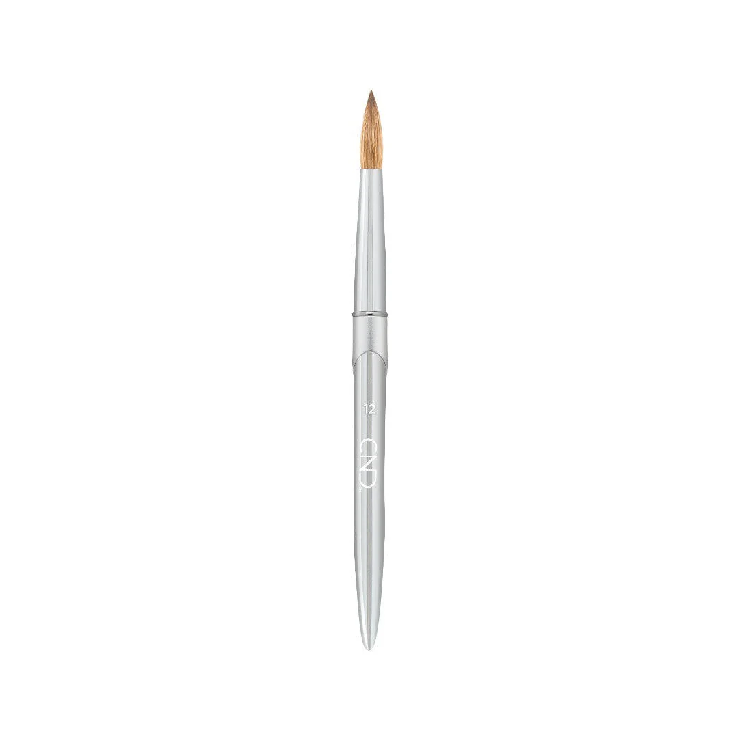 CND Acrylic Brush - Pro Sculpting Liquid & Powder Round Brush - Image 7