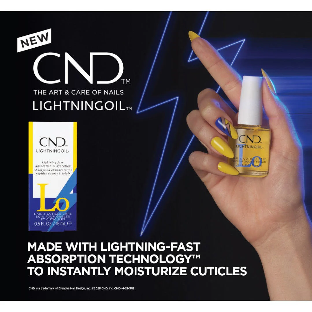 CND Cuticle Oil - Lightningoil 0.5oz - Image 2