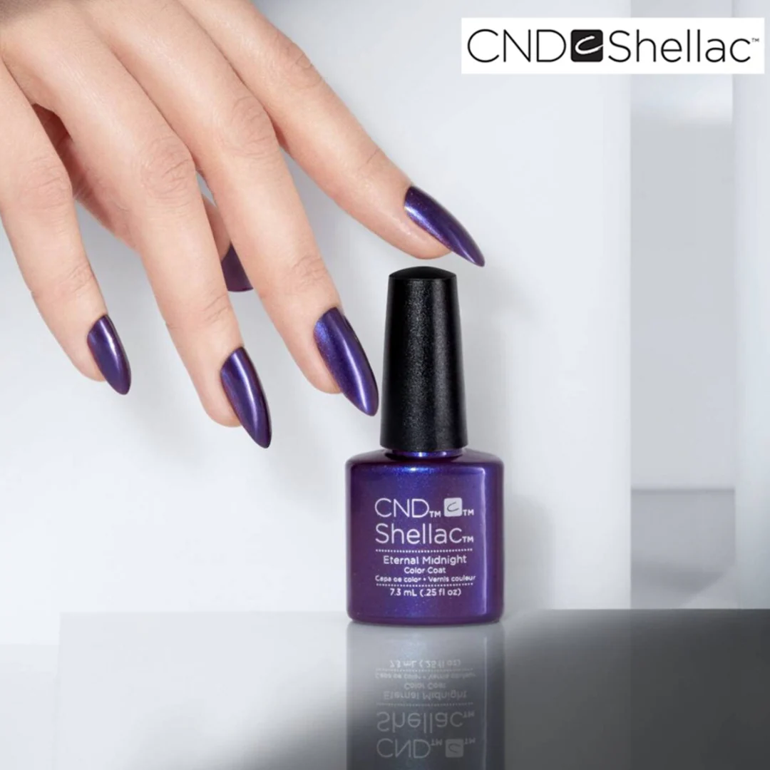 CND Shellac 0.25Oz - Eternal Midnight - Image 2
