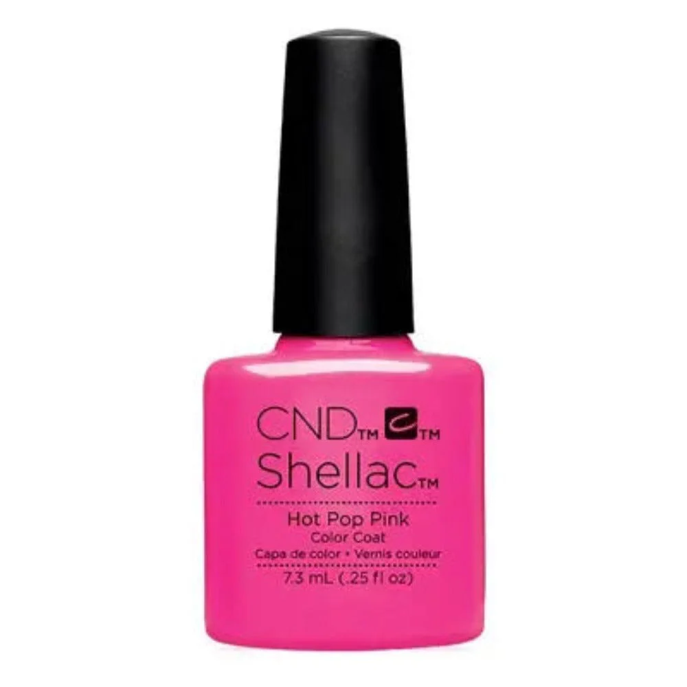 CND Shellac 0.25Oz - Hot Pop Pink