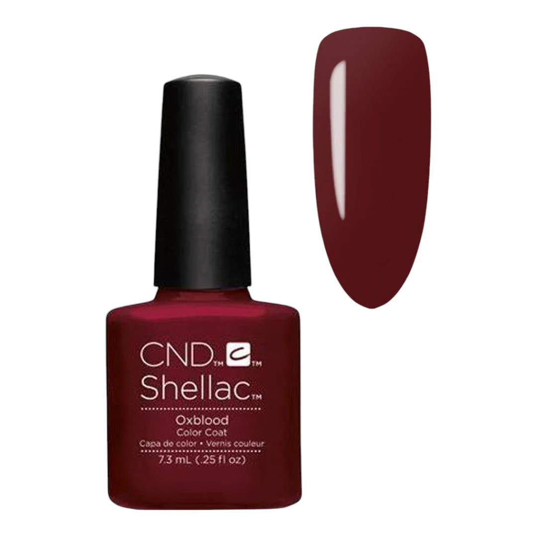 CND Shellac 0.25Oz - Oxblood - Image 2
