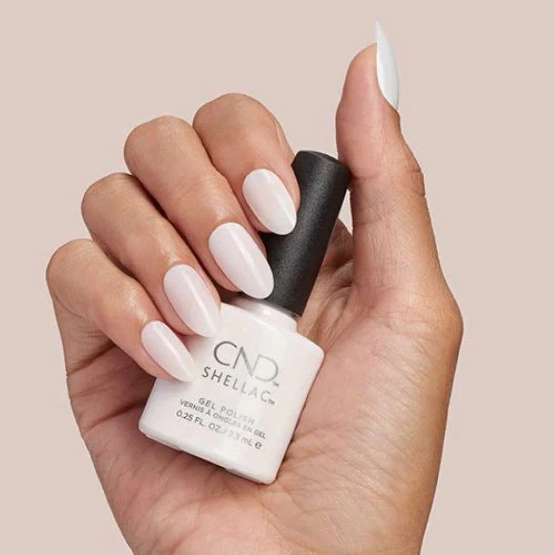 CND Shellac 0.25oz - Pointe Blanc - Image 2
