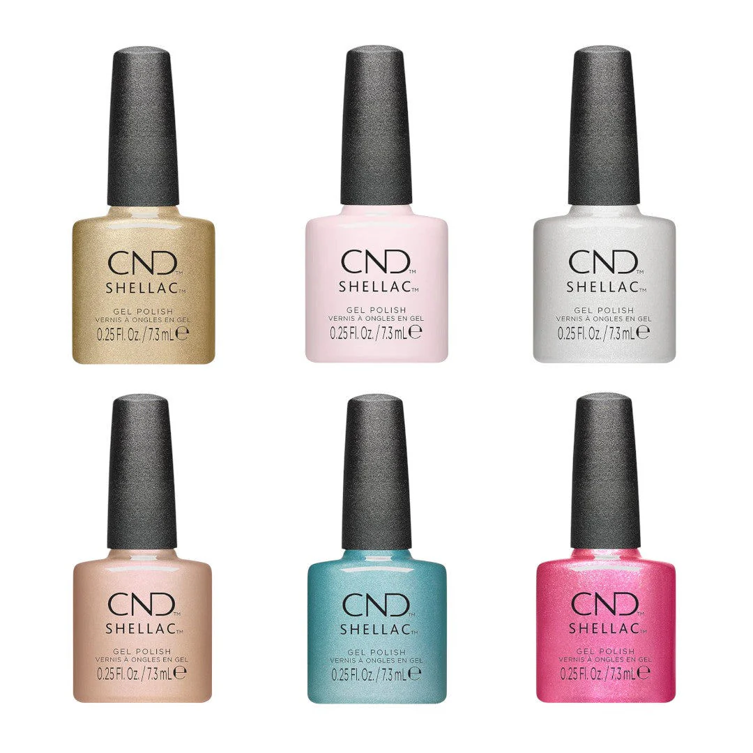CND Shellac 0.25oz Quiet Luxury Spring 2025 Collection 6pcs