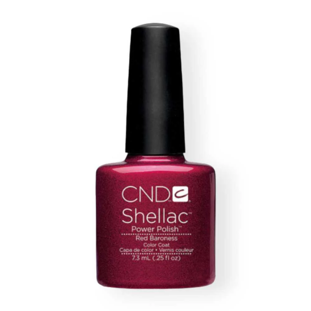CND Shellac 0.25Oz - Red Baroness