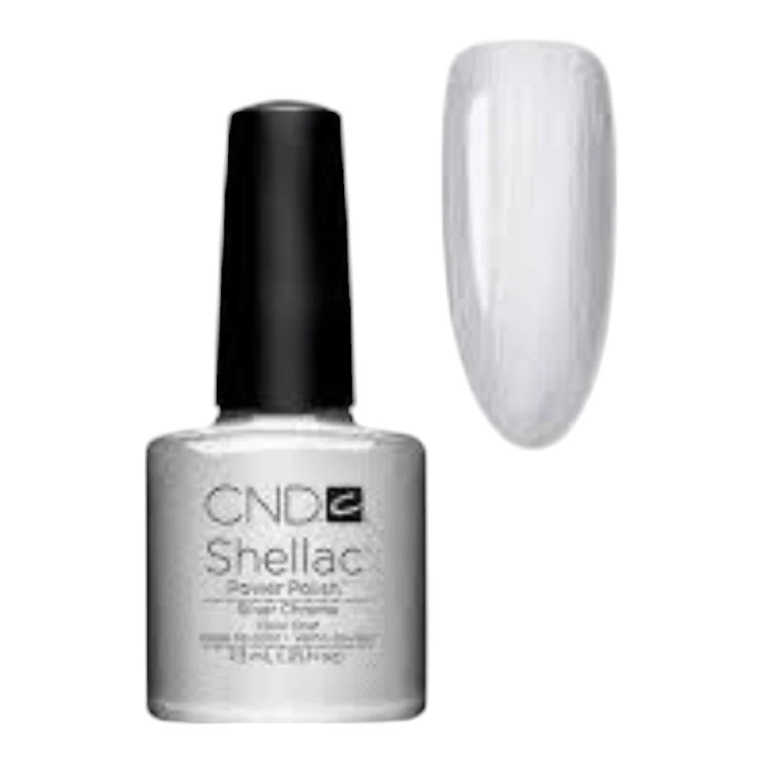 CND Shellac 0.25Oz - Silver Chrome - Image 2