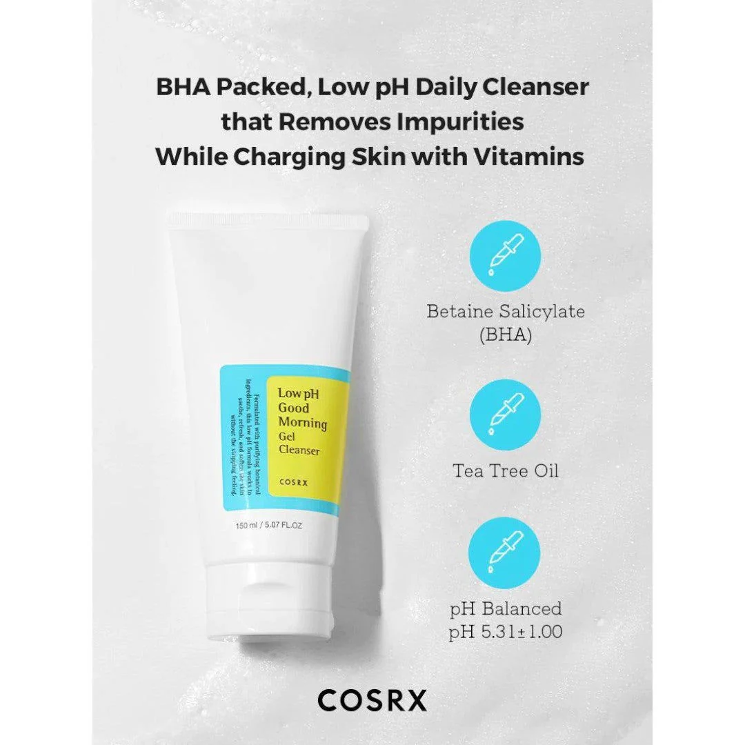 Cosrx Low PH good Morning gel Cleanser 150mL - Image 3