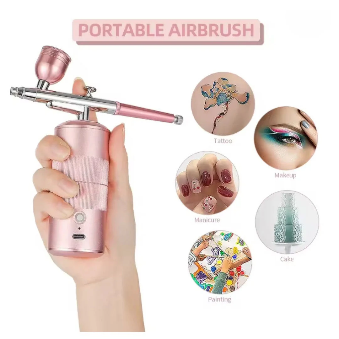 CQ Air Brush Machine Mini - Pink - Image 3