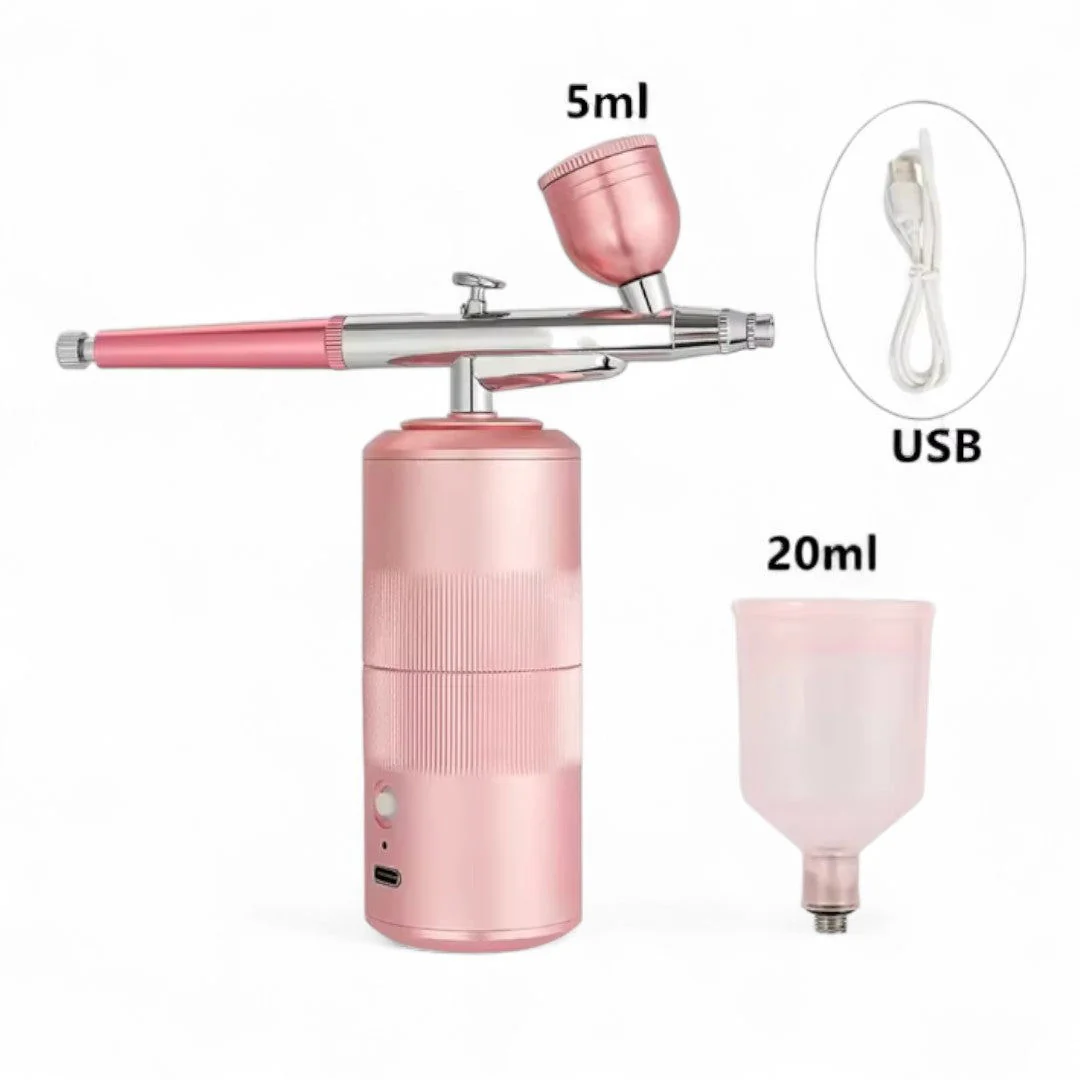 CQ Air Brush Machine Mini - Pink - Image 5