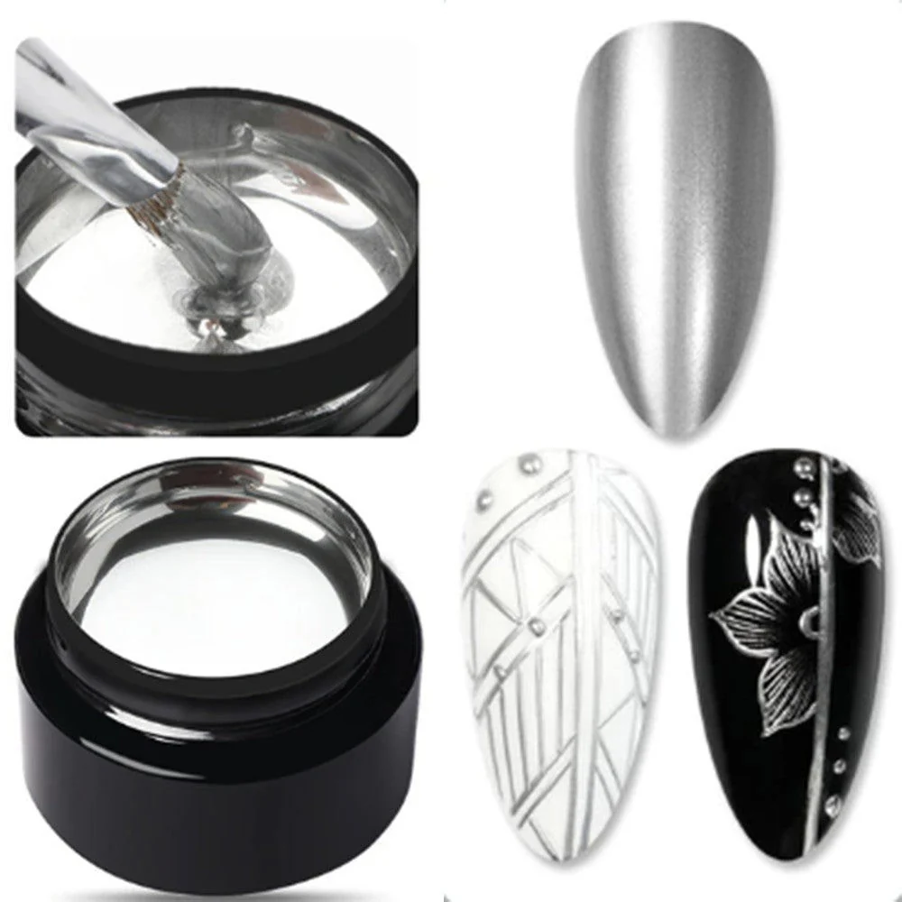 CQ Metallic Drawing Gel - Silver