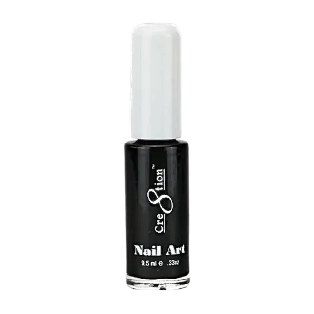 Cre8tion Detailing Nail Art Lacquer 0.25oz - Black