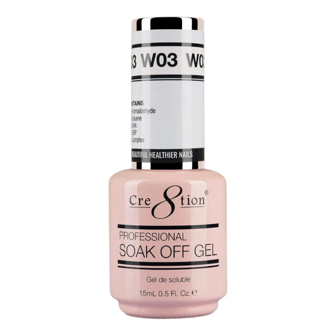 Cre8tion Gel Colour - Ice White #W03