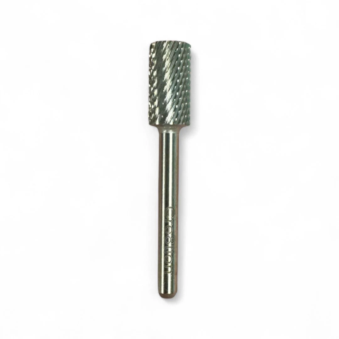 Cre8tion Nail Drill Bits - Large Barrel Carbide CC Coarse Grit 1/8 #17002
