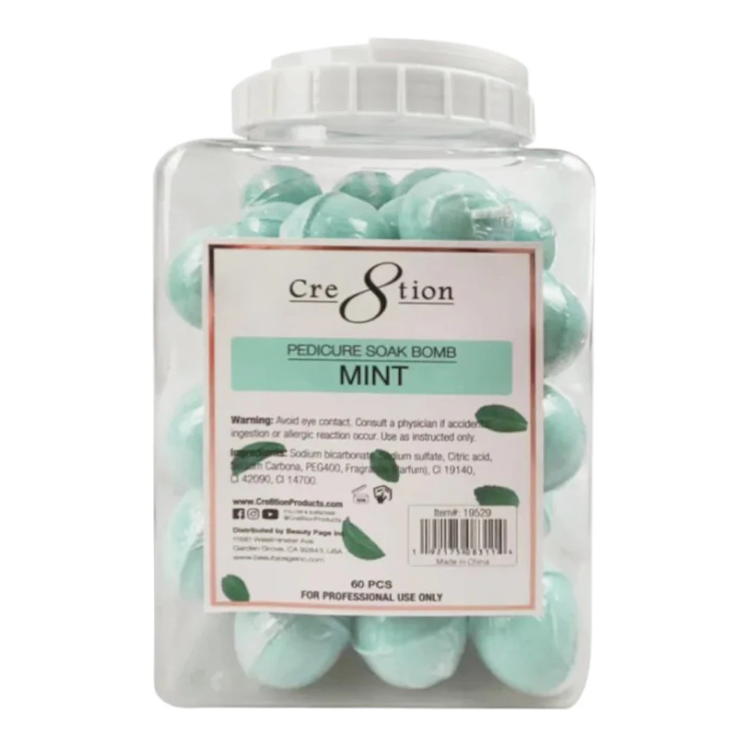 Cre8tion Pedicure Soak Bombs 60pcs - Image 6