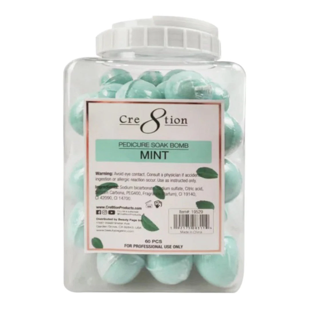 Cre8tion Pedicure Soak Bombs 60pcs (Case of 4) - Image 13