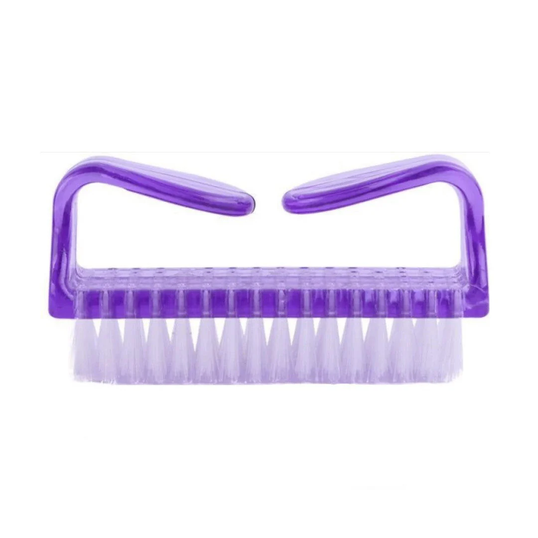 Curved Handled Manicure Brush #NBCH - Image 2
