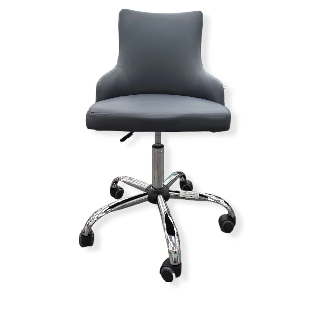 Customer Chair Diamond Back #6032 - Dark Grey - Image 3