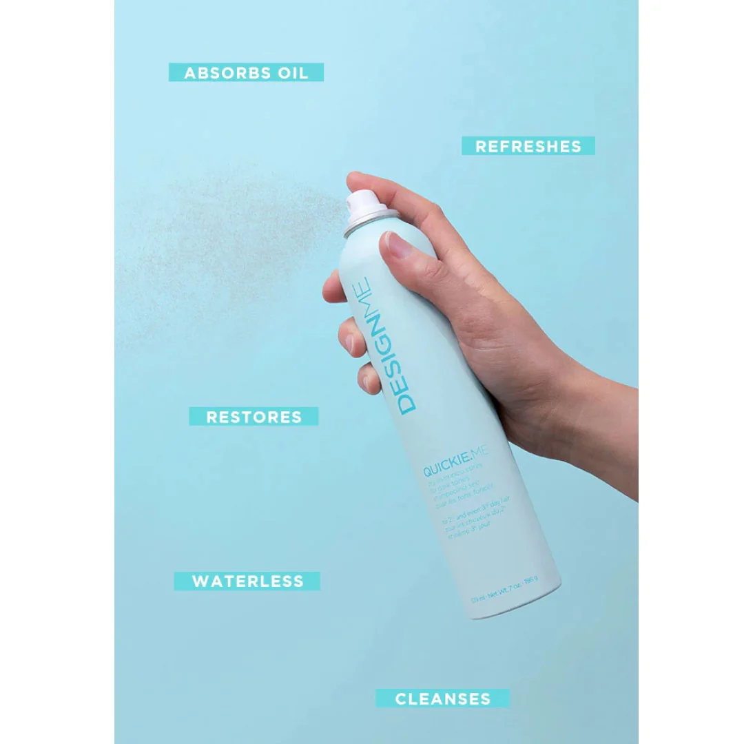 DESIGNME Quickie.Me Dry Shampoo Spray 339mL - Dark Tones - Image 4
