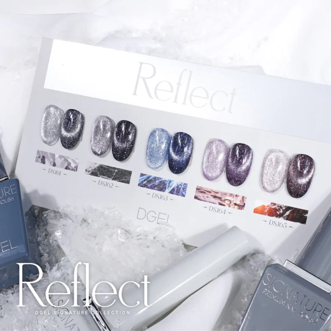 DGEL Signature Cat Eye Gel Polish - Ice Storm #DS163 - Image 2