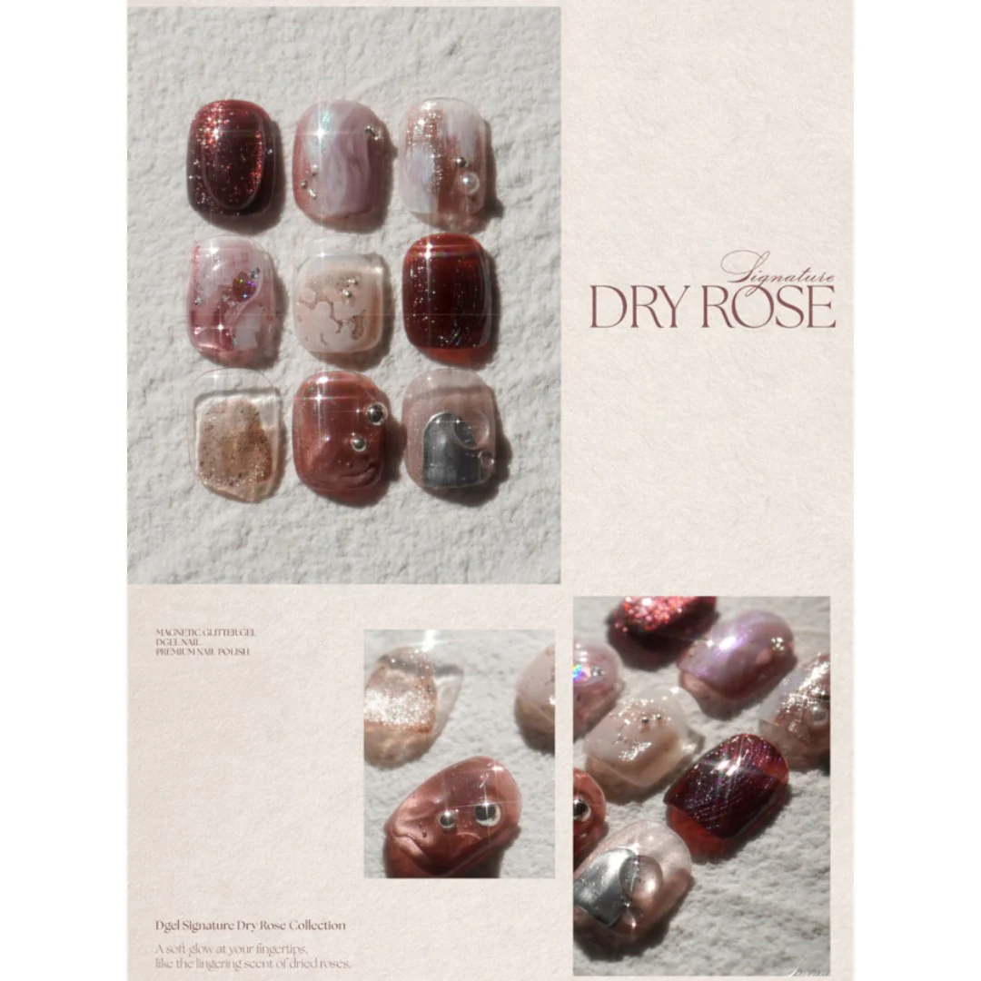 DGEL Signature Gel Polish - Dusty Rose #DS222 - Image 8