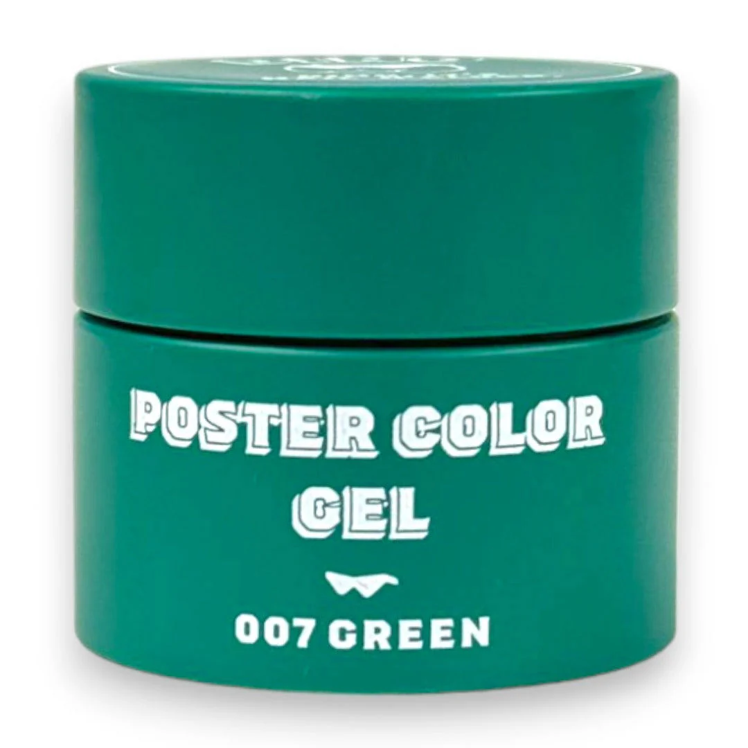 Dino It's Nail O'clock Poster Painting Gel - Green #007