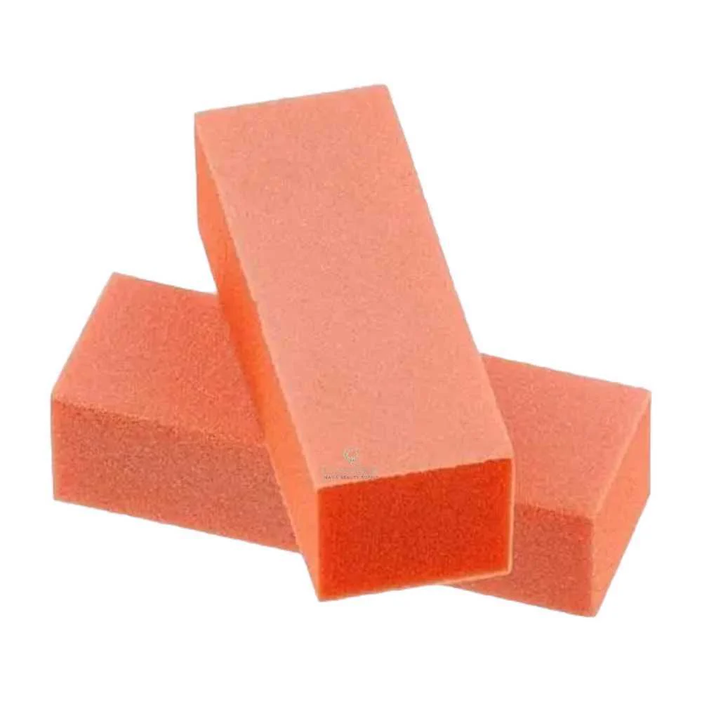 Dixon 3-Way Nail Buffer - Orange White 60/60 Grit (Bag Of 5)