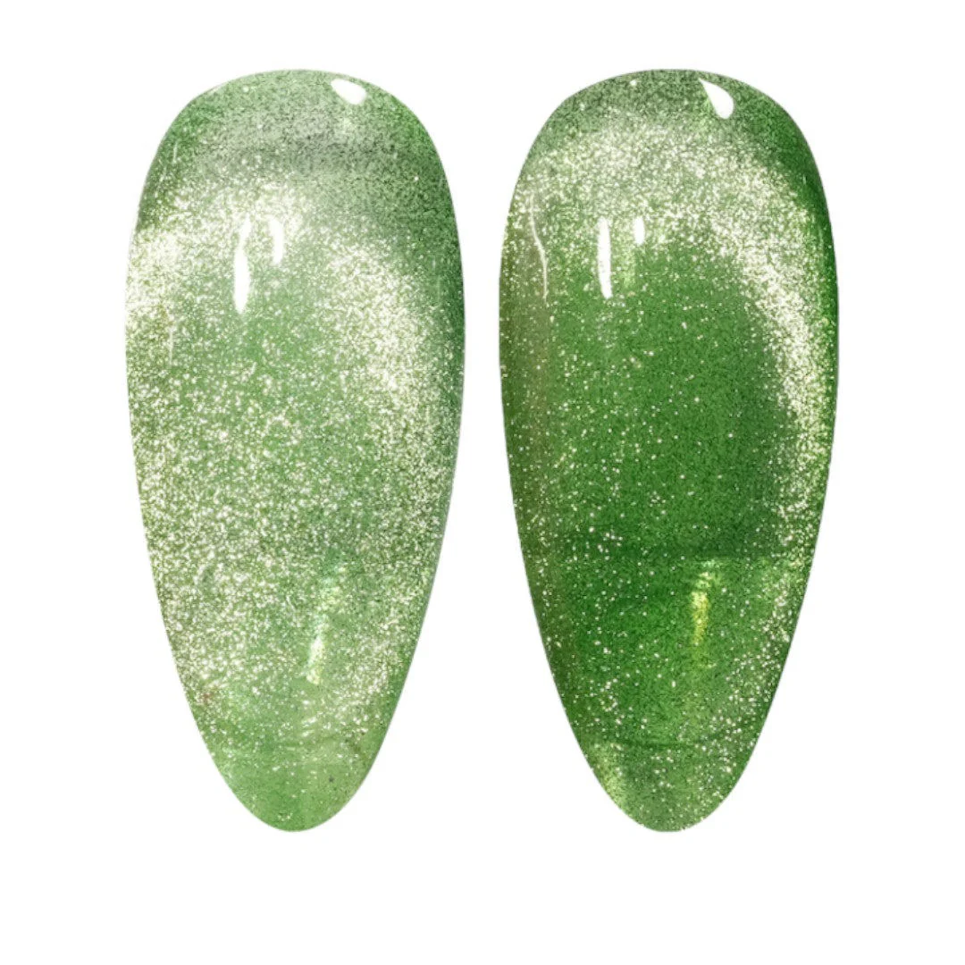 DND DC 9D Cat Eye Gel Polish - Velvet Fern #07 - Image 2