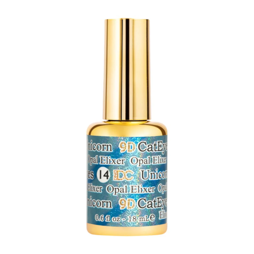 DND DC 9D Cat Eye Gel Polish - Opal Elixer #14