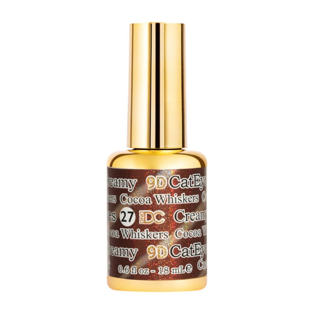 DND DC 9D Cat Eye Gel Polish - Cocoa Whiskers #27