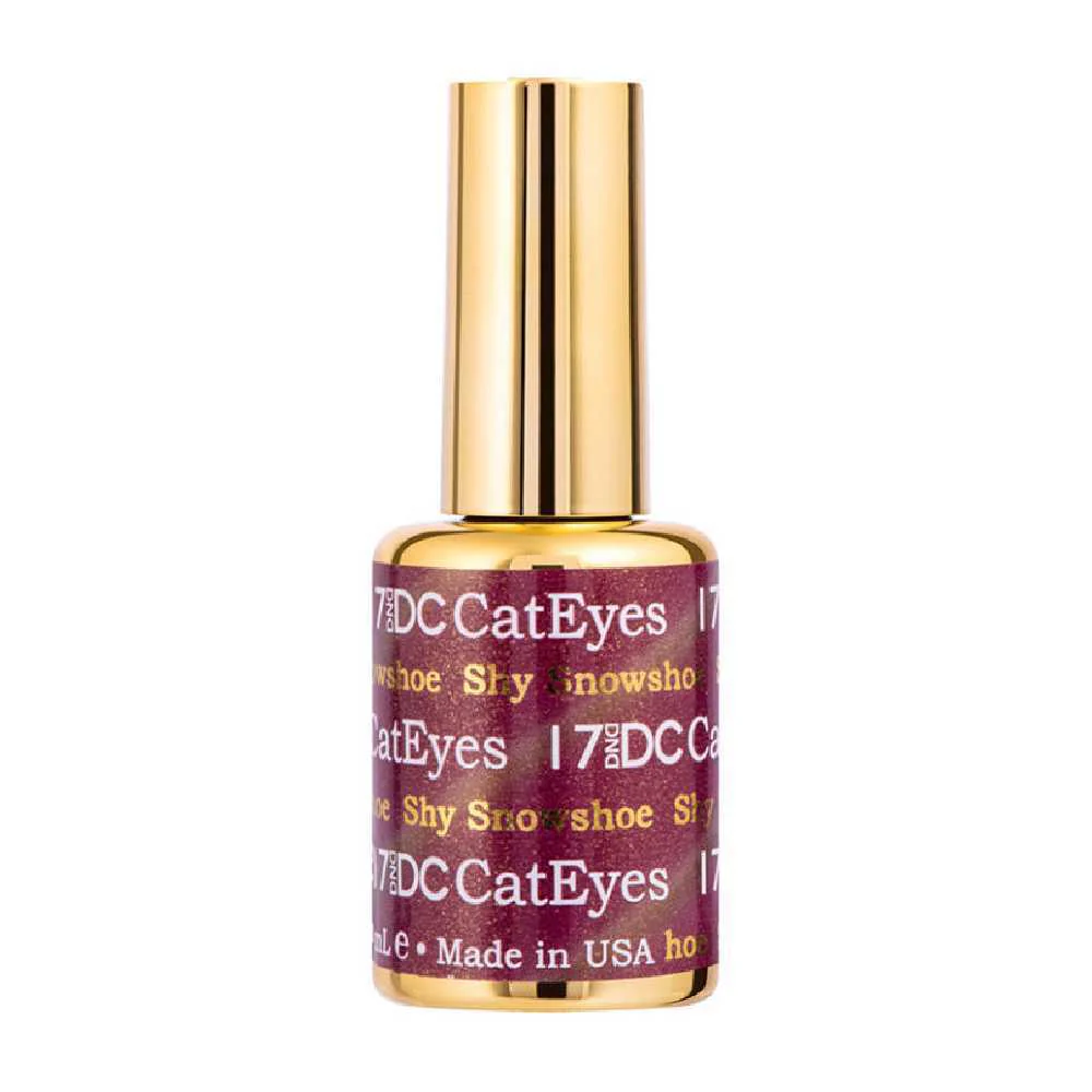 DND DC Cat Eye Gel Polish - Shy Snowshoe #17
