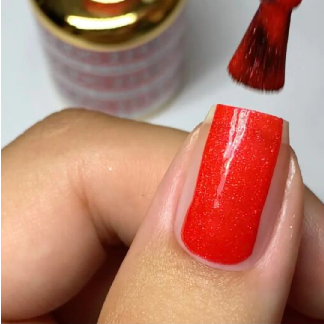 DND DC Mermaid Gel Polish - Scarlet #224 - Image 2