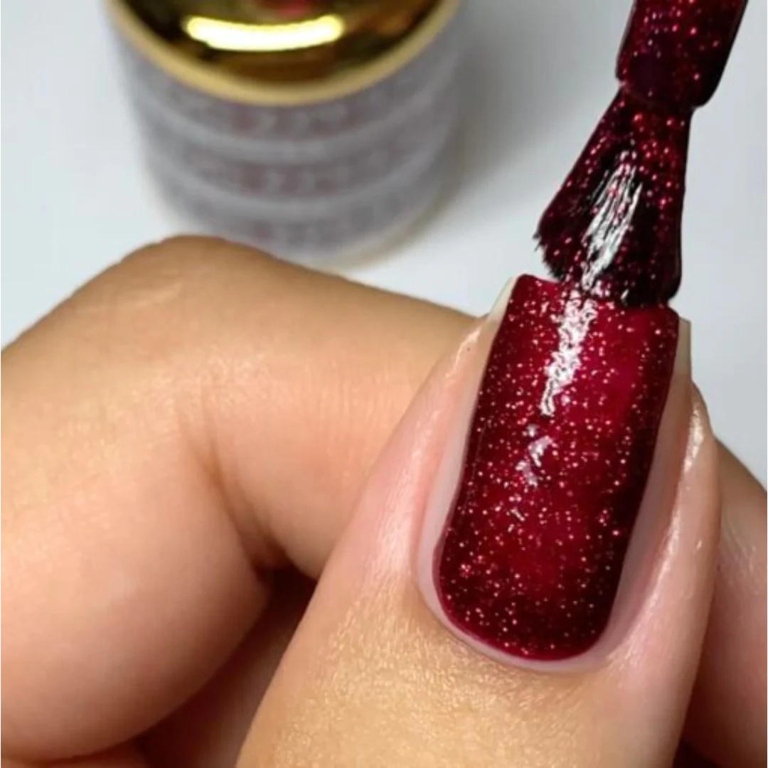 DND DC Mermaid Gel Polish - Claret #229 - Image 2