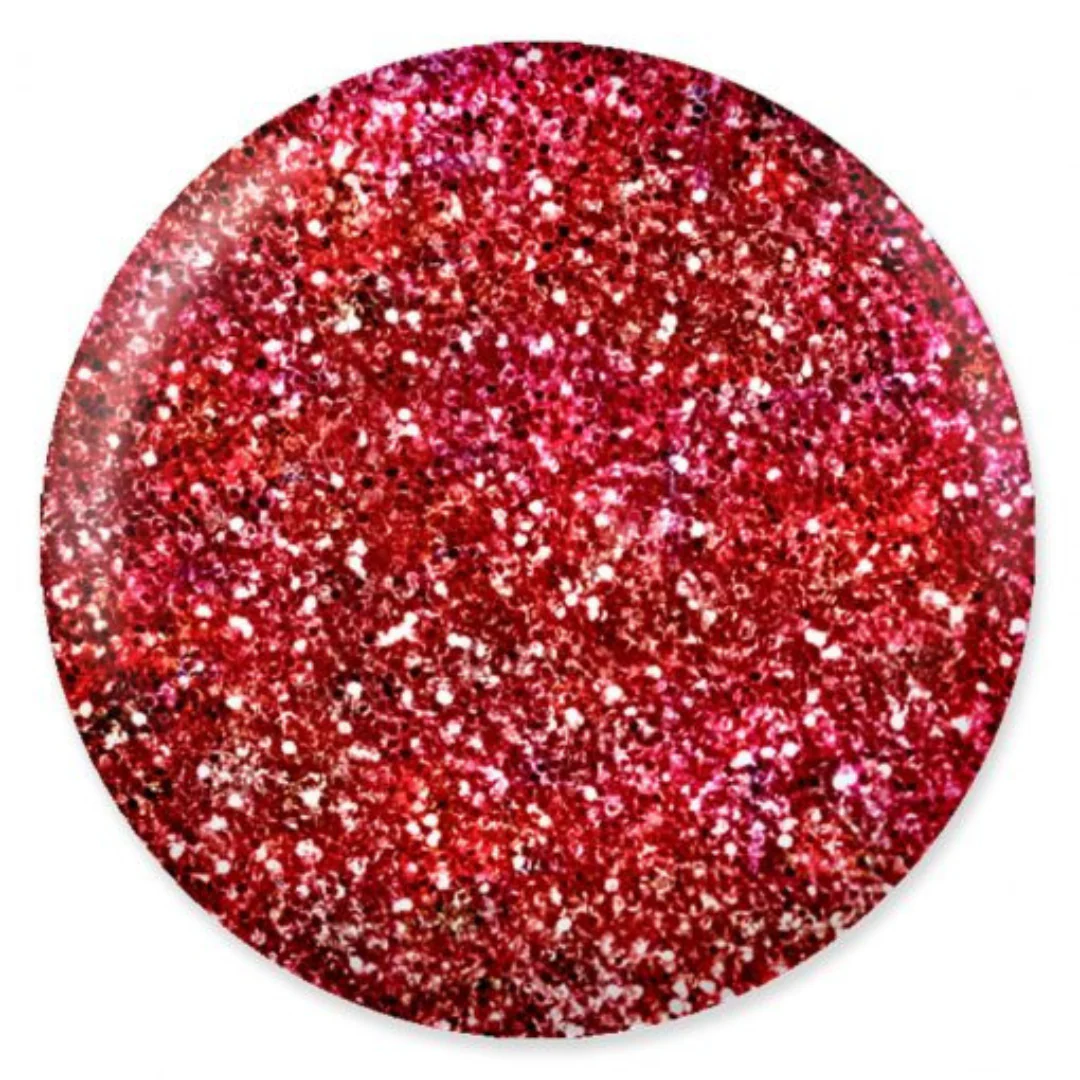 DND DC Mermaid Gel Polish - Sparkle Red #230 - Image 3