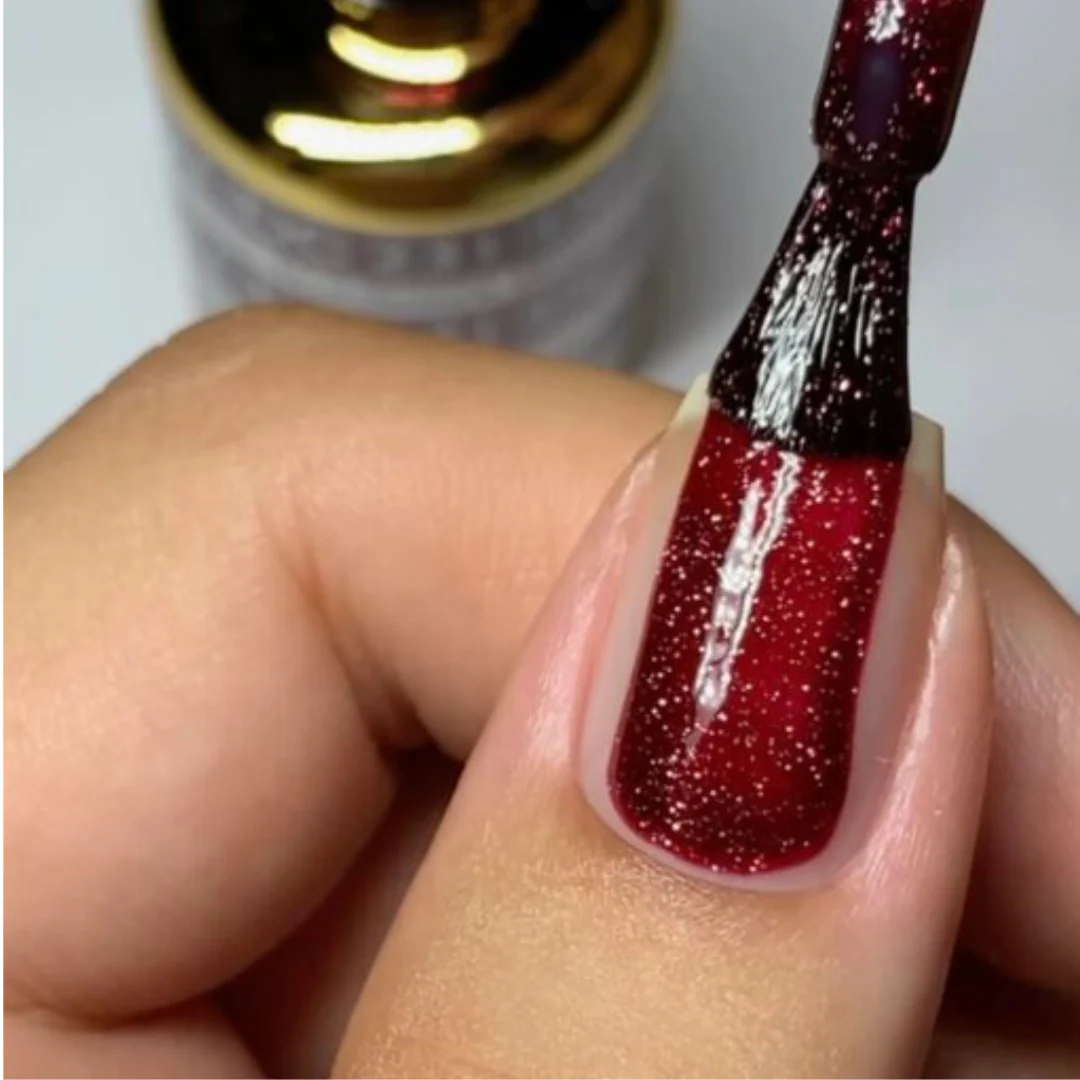 DND DC Mermaid Gel Polish - Bordeaux #231 - Image 2