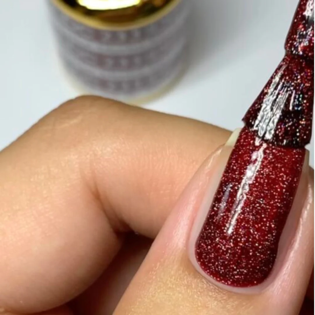 DND DC Mermaid Gel Polish - Merlot #233 - Image 2
