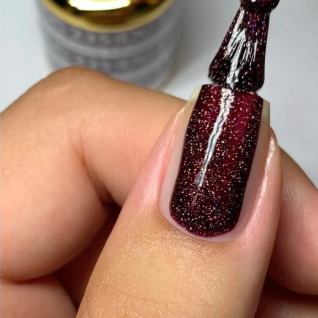 DND DC Mermaid Gel Polish - Mulberry #235 - Image 3
