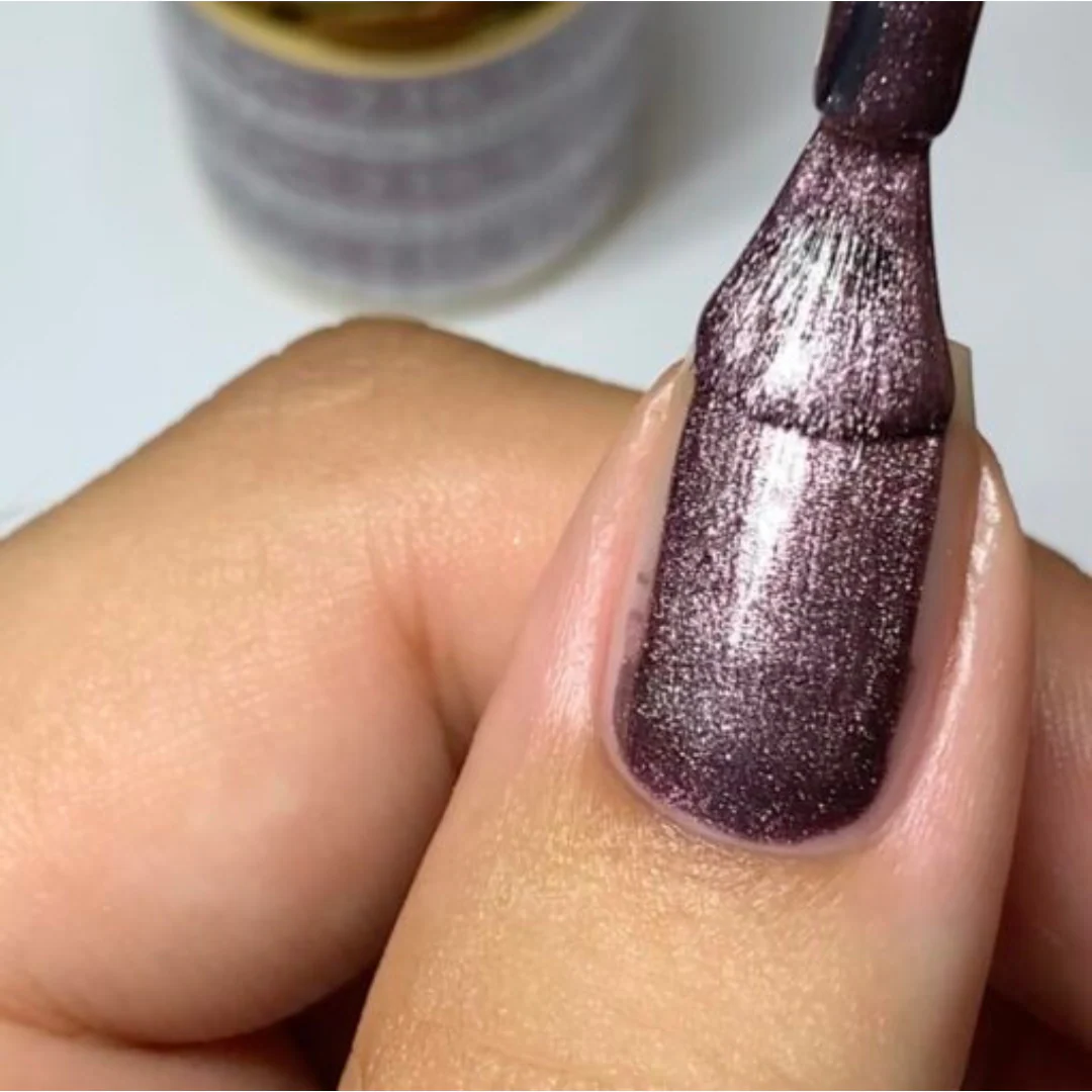 DND DC Mermaid Gel Polish - Muted Purple #236 - Image 2